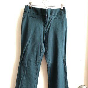 LOFT 4 Petite Julie-Fit Pants in Teal